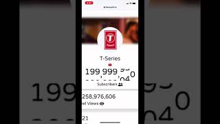 T-Series Hits 200 Million Subscribers #shorts