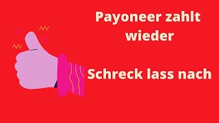 payoneer zahlt wieder, nicht von wirecard mitgerissen