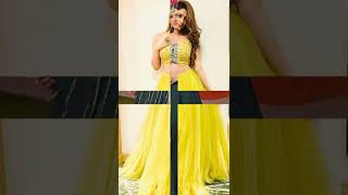 hiba nawab beautiful🥻💕👗❤️ lehenga collection photo whatsapp status #shorts #video