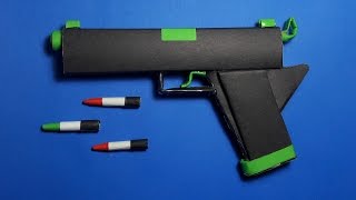 |DIY| How To Make a Paper Radiation Gun That shoots paper bullets- Toy weapons-By Dr.Origami