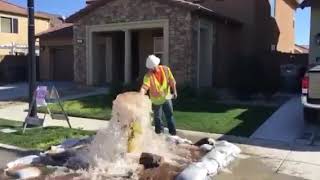 Water line cleaning