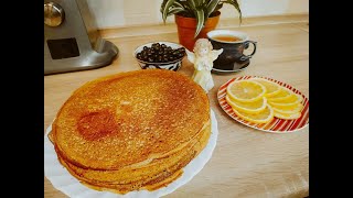 ВКУСНЫЕ И НЕЖНЫЕ БЛИНЧИКИ НА МОЛОКЕ🔥🔥🔥🥞🥞🥞☕☕☕