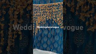 New backdrop drapes and golden highlighter call us for details +91-9891727908