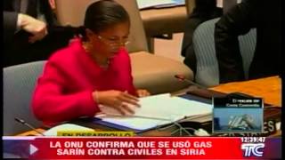 Inspectores de la Onu confirman que hubo ataque con gas sarín