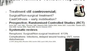 ACHILLES TENDON RUPTURES