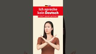 ❌ How to say "I don't speak German" ❌ Learn German Phrases 📚