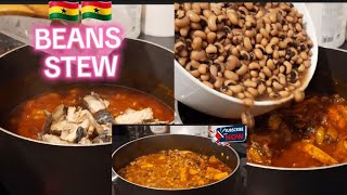 Simple Ghanaian BEANS STEW RECIPE | STUFATO DI FAGIOLI del Ghana | RAGOÛT DE HARICOTS du Ghana #food