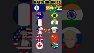 NATO VS BRICS Top country That Sapport nato or brics