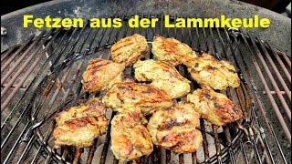 Fetzen aus der Lammkeule