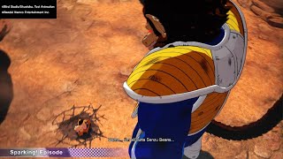 Goku Goes SSJ Against Great Ape Vegeta SZ WHAT IF