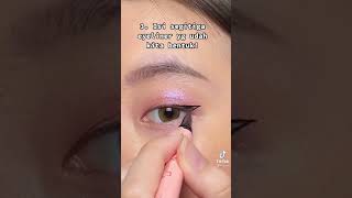 3 step bikin eyeliner mudah untuk pemula