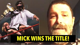 Mick Foley on Vince McMahon speech before winning title on WWE Raw Shoot Interview #howardstern