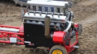 Tractor pulling V12 Truckpower Diesel