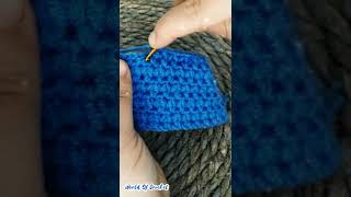 Crochet Trinity Stitch #shorts #short #shortvideo