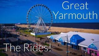 Great Yarmouth The Rides! - Featuring the Famous Snail Ride - Joyland - Drone