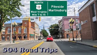 ⁴ᴷRoad Trip #977 - US-11 N - West Virginia Mile 7-15 - Pikeside/Martinsburg