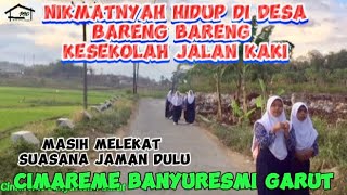 Masih melekat suasana dulu berangkat sekolah jalan kaki#pelosokgarutdesaku