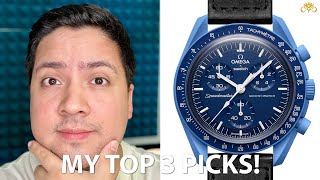 Omega x Swatch MoonSwatch MY TOP 3 PICKS!