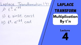 Laplace transform || Laplace Transformation || Lecture 4