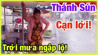 Thôn Nữ Bán Cà Tím | Dọn Ra Bán Được 6 Bịch Cà, Trời Mưa Ngập Lộ, Thánh Sún Cạn Lời Với Số Phận!