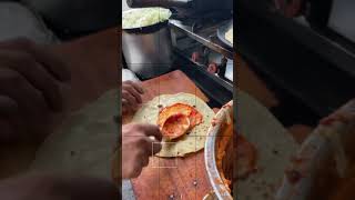 Chicken roll in desi style #Streetfoodindia #Shortvideo