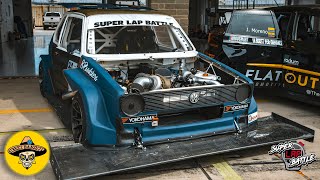 550+ Horsepower 1983 Volkswagen Rabbit: Time Attack Beast | Super Lap Battle COTA 2020