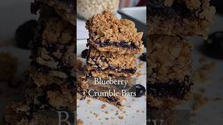 Blueberry Crumble Bars | Delicious Easy Dessert | Bit Healthier #shorts #vegan #dessert dess