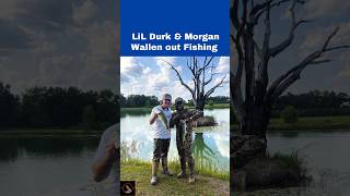 Rapper LiL Durk and Morgan Wallen goes Fishing 🎣  #lildurk #morganwallen #durk