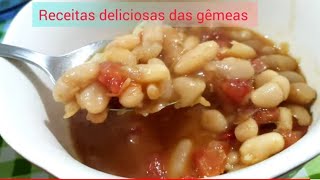 FEIJÃO BRANCO AO MOLHO DE TOMATES! VOCÊ NÃO VAI QUERER FICAR SEM FAZER ESSA DELÍCIA! #culinaria