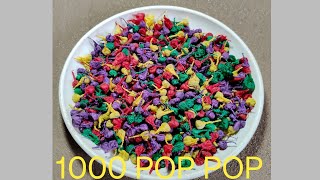 1000 Diwali  Different Calears pop pop crecars testing experiment