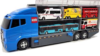 12 Types Cars Tomica ☆ Tomica opening and put in Okatazuke convoy!