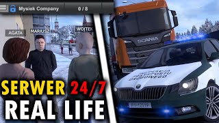 SERWER REAL LIFE dla WIDZÓW  w ETS2 | 24/7 RolePlay MOD