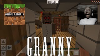 GRANNY : granny gameplay in Minecraft