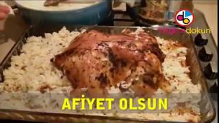 Fırında İç Pilavlı Tavuk Tarifi