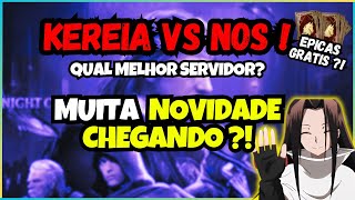 Servidor Koreano vs. Nosso Servidor! Web3, NFT, Revolução da Wemad! Novidades do Night Crows | REACT