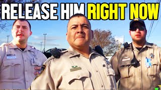 Sergeant DEFENDS Citizen From Corrupt Cops