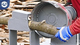 Extreme DANGEROUS Homemade Firewood Processing Machines EVER Built!