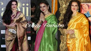 Evergreen Rekha Looks Gorgeous in Silk Sarees | Traditional Silk Sarees Collection