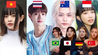 People Around The World Reacts To Foreign K-pop Idols l Brazil, Japan, Germany, Türkiye