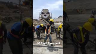 LC Rigid Pavement Part 1 | Rural | Toal Road | Civil Engineering #Shorts