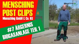 Mensching GmbH & Co. KG | Post Clip #7 - Biogasanlage Trafostation Teil 1