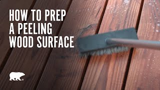 How To Prep a Peeling Wood Surface with BEHR Premium No. 64 Wood Stain & Finish Stripper