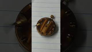 Servicing old model mechanical/automatic watch technos watch hand and dial removal #automaticwatches