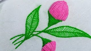 Hand Embroidery  design | Different  3D Flower Embroidery design| Amazing flower design|Easy flower