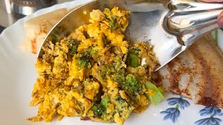 No oil scrambled egg with dosa #mealprepideas #mealprep #absaremadeinthekitchen #fitness