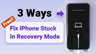 Top 3 Ways to Fix iPhone Stuck in Recovery Mode FREE (iOS 17 Supported)