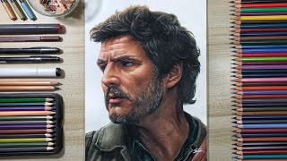 Drawing Joel (Pedro Pascal) - The Last of Us | Fame Art