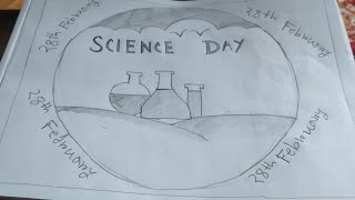 National Science day Drawing status. National Science day