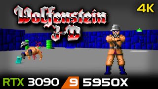 Wolfenstein 3D (1992) | ECWolf | 4K | RTX 3090 | 5950X