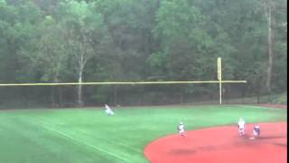 Darius Gilliam '18 steals second versus St. John's on April 28